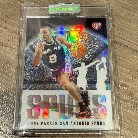 2003 TOPPS PRISTINE 9 TONY PARKER SPURS REFRACTOR 144/149 RARE